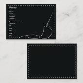 Naald - Chubby Visitekaartje (Voorkant / Achterkant)