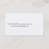 Naald en draad visitekaartje (Achterkant)