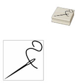 naald- en draadstempel rubberstempel (Gestempeld)