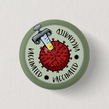 Naald met Covid Virus | Gevaccineerd