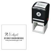 Naald Naaldkant #1 Bedrijfsnaam Website URL Zelfinktende Stempel (In situ)