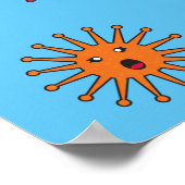 Naald op de COVID Poster (Hoek)