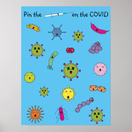 Naald op de COVID Poster