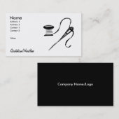 Naald/pool Visitekaartje (Voorkant / Achterkant)