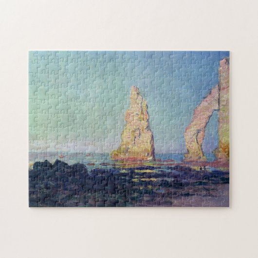 Naald voor Etretat Low Tide Monet Fine Art Legpuzzel (Horizontaal)