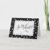 Naald voor naaien 80e verjaardag kaart (Voorkant)