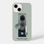 naaldarbeid_1_hartstik iPhone-draagtas iPhone Hoesje (Achterkant)