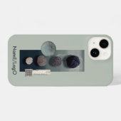 naaldarbeid_1_hartstik iPhone-draagtas iPhone Hoesje (Achterkant horizontaal)