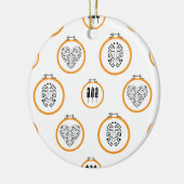 Naaldbordborduurlijsten Keramisch Ornament (Links)