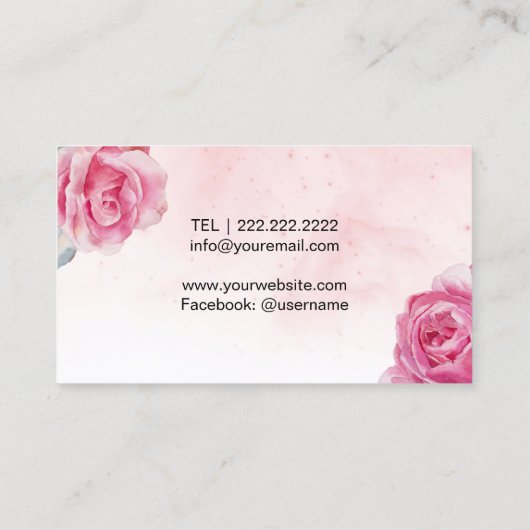 Naalddraad en naalden  naaien visitekaartje (Achterkant)