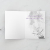 Naalddraad sneeuwman naaien ambachten Kerstmis Feestdagen Kaart (Binnen)