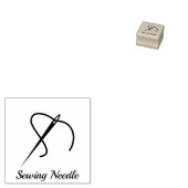 Naalddraad voor naaien rubberstempel (Gestempeld)