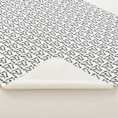 Naalden afdrukken sherpa deken (3/4)