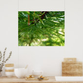 Naalden en druppeltjes poster (Keuken)