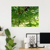 Naalden en druppeltjes poster (Thuiskantoor)