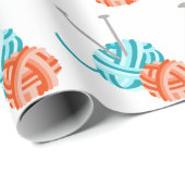 Naalden en garen cadeaupapier (Rol Hoek)