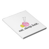 Naalden en garen notitieblok (Schuin)