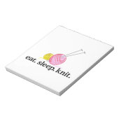 Naalden en garen notitieblok (Linkerzijde)