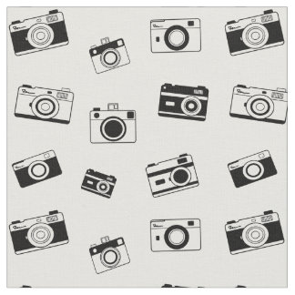 Naalden en garen - zwart en wit stof