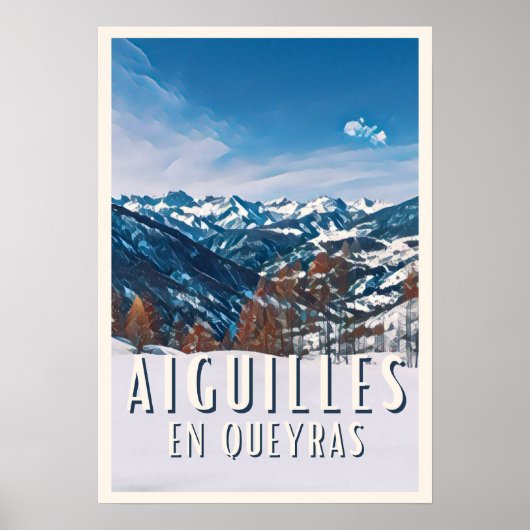 Naalden en Queyras Station Poster (Voorkant)