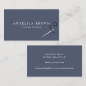 Naalden en schroefdop visitekaartje (Voorkant / Achterkant)