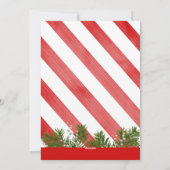 Naalden en strips | Kerstfotokaart Feestdagenkaart (Achterkant)