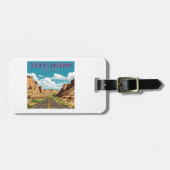 Naalden Highway South Dakota Landschap Bagagelabel (Voorkant horizontaal)