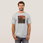 Naalden Highway South Dakota Red Sky T-shirt (Voorkant volledig)