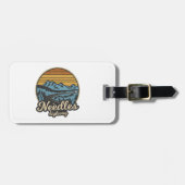 Naalden Highway South Dakota Retro Bagagelabel (Voorkant horizontaal)