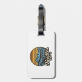 Naalden Highway South Dakota Retro Bagagelabel (Achterkant verticaal)