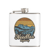 Naalden Highway South Dakota Retro Heupfles (Voorkant)