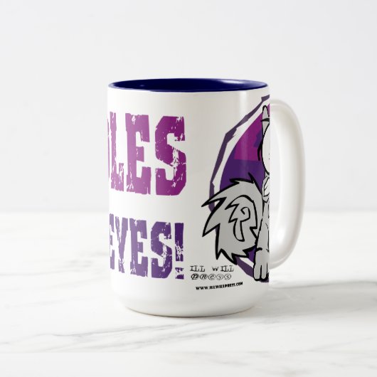 Naalden in mijn ogen! Mok Pilz-E (Voorkant rechts)