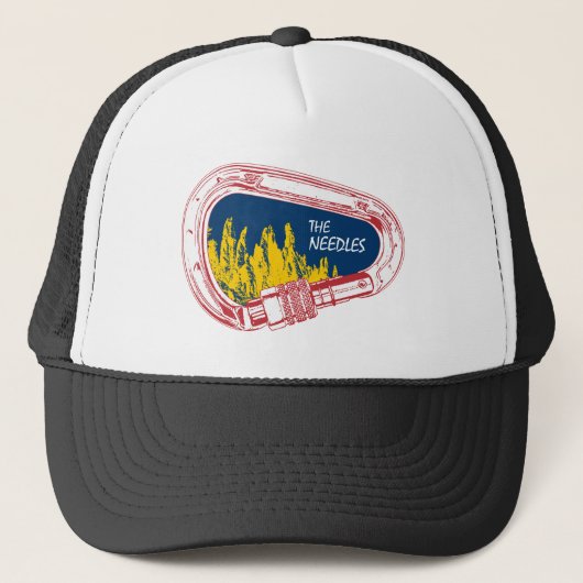 Naalden klimmen Carabiner Trucker Pet (Voorkant)