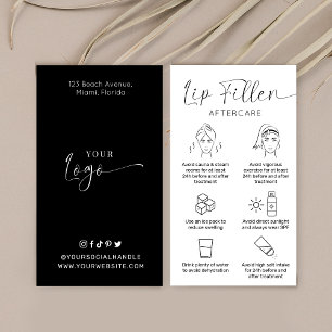 Naalden Lip Filler Care Instructions Elegant Logo Visitekaartje