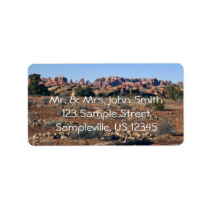 Naalden van Pothole Point Trail in Canyonlands Etiket