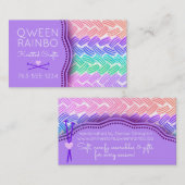 Naalden voor de bescherming van de huid visitekaartje (Voorkant / Achterkant)