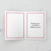 Naalden voor fijne kerst en warme cacao kaart (Binnen)