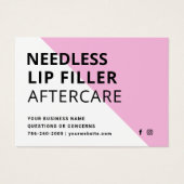 Naalden vulmiddel nazorg Kaart (Voorkant)