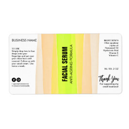 Naaldflesserumlabels met stripper etiket