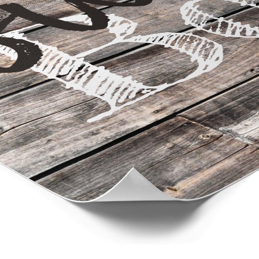 Naaldhout BOAT ZWITTE BOAT | Poster (Hoek)