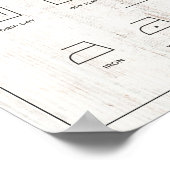 Naaldhout washandleiding poster (Hoek)