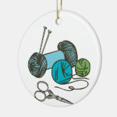 Naaldjes Keramisch Ornament (Links)