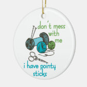 Naaldjes Keramisch Ornament (Links)