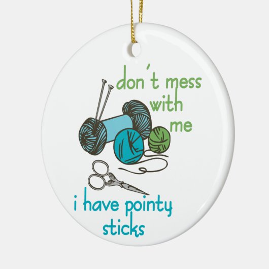 Naaldjes Keramisch Ornament (Links)