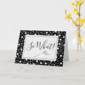 Naaldnaad voor 70e verjaardag kaart (Gele Bloem)