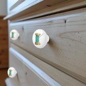 Naaldnaaibenodigdheden met schroefdraad keramische knop