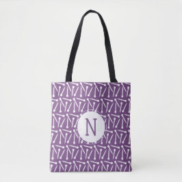 Naaldnaalden Initialen [Donkere] Tote Bag