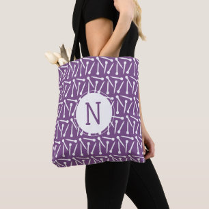 Naaldnaalden Initialen [Donkere] Tote Bag