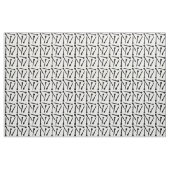 Naaldnaalden, zwart stof (Fat Quarter)