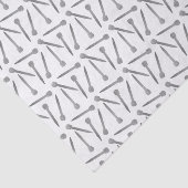 Naaldnaaldkrukken Faux Silver Foil textuur Tissuepapier (Detail)